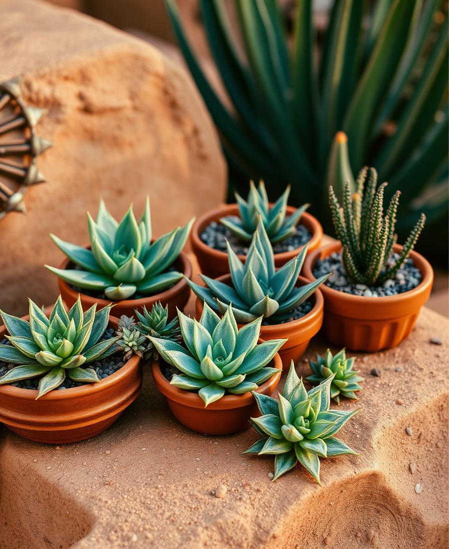 Succulent close-up